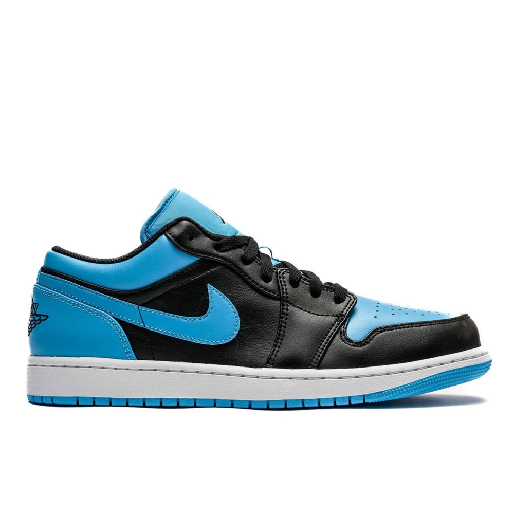 Tênis Nike Air Jordan 1 Low Black University Blue Preto/azul