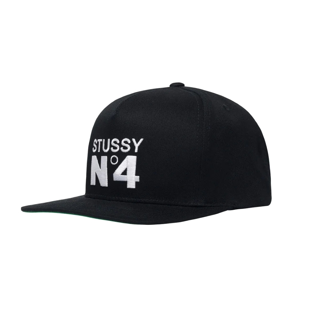 stussy キャップ Boné Stussy Number 4 Point Crown Cap Preto