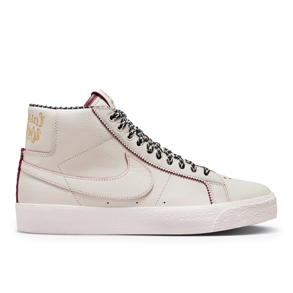 　SB827 Tênis Nike Sb X Welcome Skateboarding Blazer Mid Qs Bege