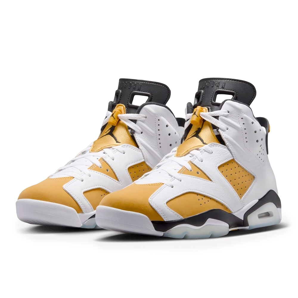 靴 Nike Air Jordan 6 Retro Yellow Ochre Tênis Nike Air Jordan 6 Retro 