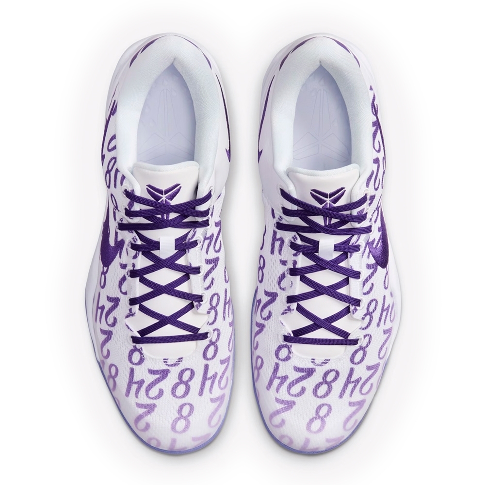 Nike Kobe VIII Protro 12 US ホワイト/パープル Tênis Nike Kobe Viii Protro 