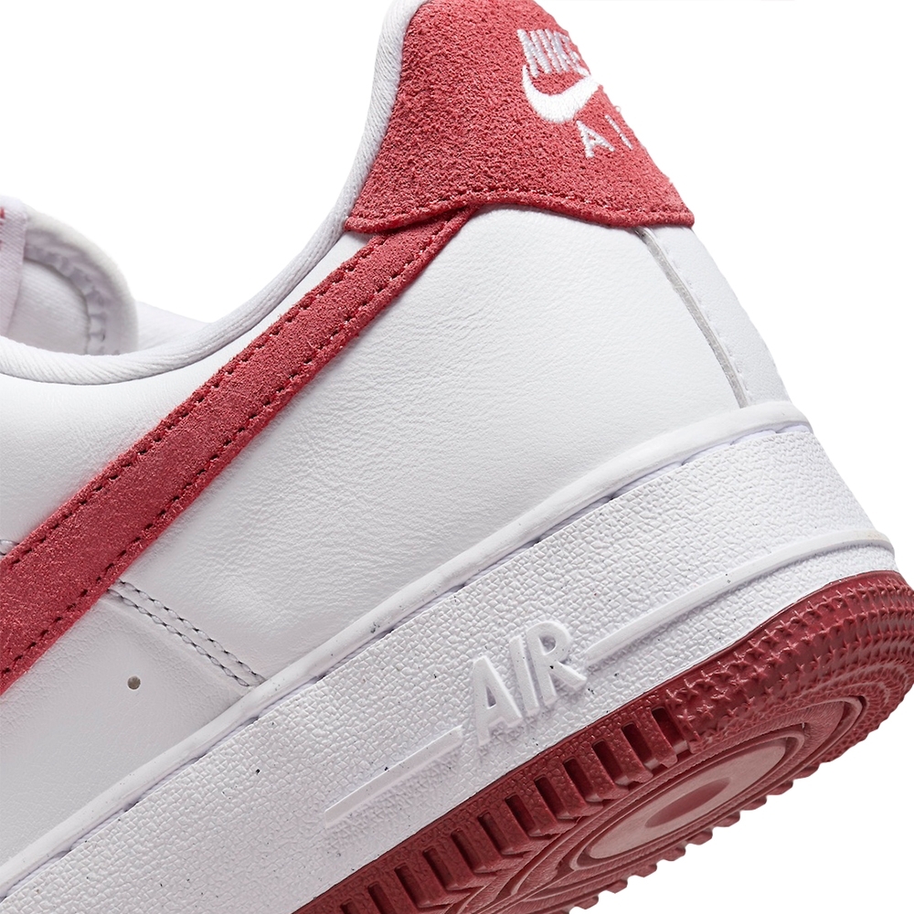 Tenis Feminino Nike Air Force 1 Adobe Branco vermelho