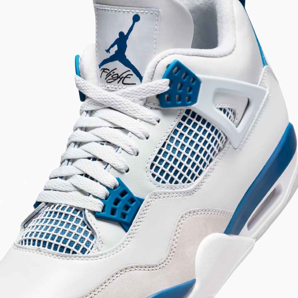 Tênis Nike Air Jordan 4 Retro Azul/branco