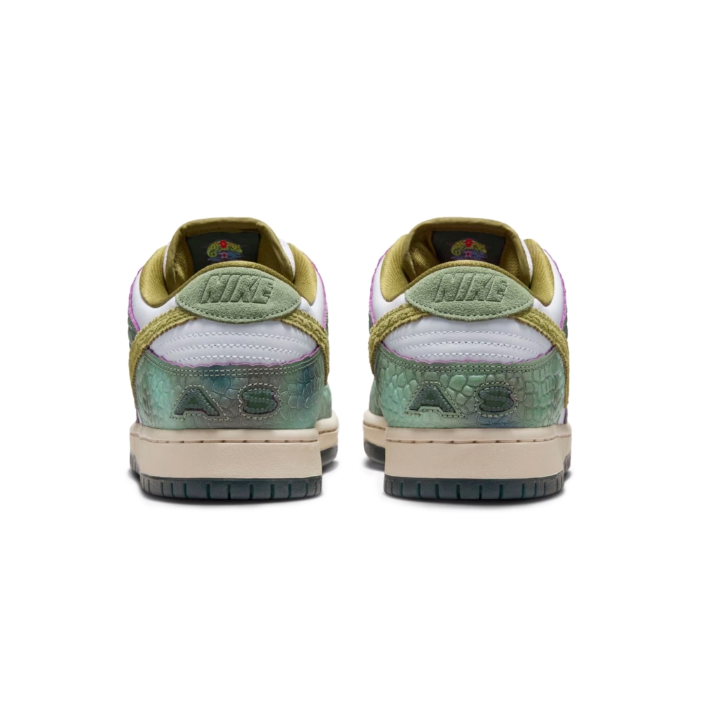 Tenis Nike Sb Dunk Low Pro X Alexis Sablone Branco/verde