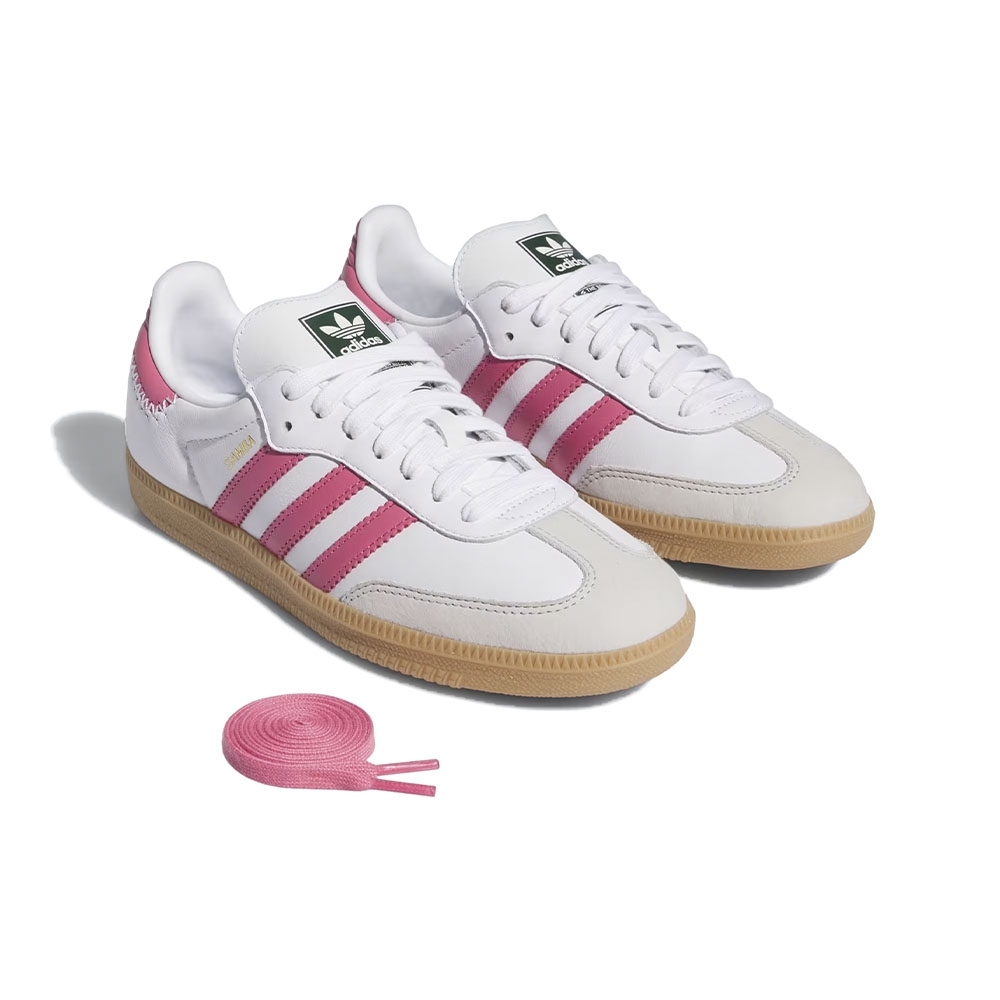 Tnis Adidas Samba Og Branco/rosa
