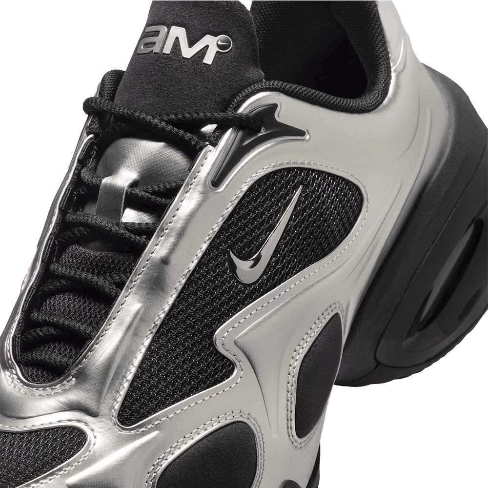 Tenis Nike Black And Metallic Silver Preto/cinza