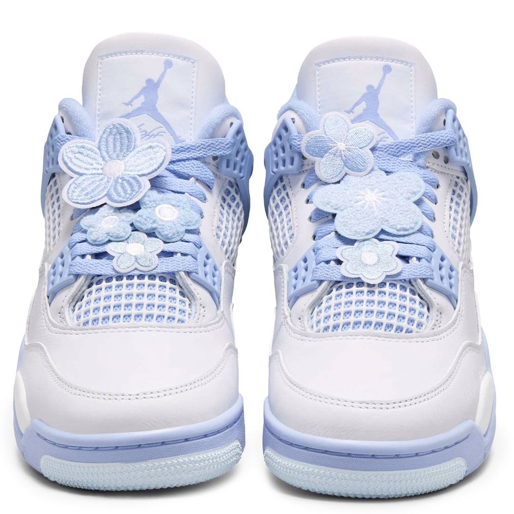 Tênis Nike Air Jordan 4 Retro Branco/azul